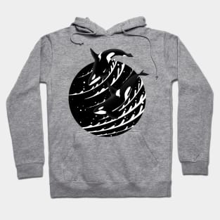 Elegant killer whale Hoodie